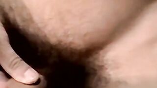 Fat dick rider gives hairy amateur dude a fantastic blowjob