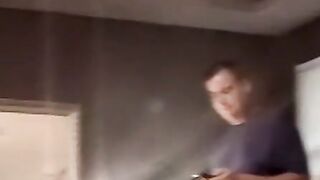 Fat dick rider gives hairy amateur dude a fantastic blowjob