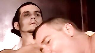 Fat dick rider gives hairy amateur dude a fantastic blowjob