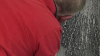 Bound oiled up twink James Lewis receives handjob from dom