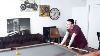 My cute stepson Troye Jacobs gave me a pool table so I gave him my yummy cum Hoe 2