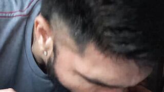Cleaning bearded dude Davids hairy ass using my delicious dick Hoe 2
