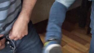 Cleaning bearded dude Davids hairy ass using my delicious dick Hoe 2
