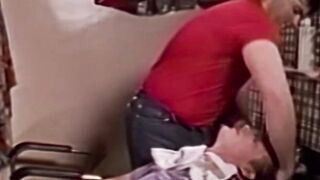 Very horny Steve Scott wants to burst cum so he gets sucked by a muscled gay
