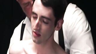 Sexy twink Jaden Dreams groaned in a dildo fucking session with bearded Felix Kampa