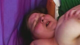 Huge mature BBW sucking and fucking