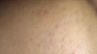 Black haired teen deepthroats a big and veiny dick