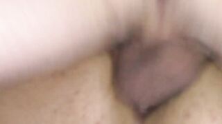 Black haired teen deepthroats a big and veiny dick