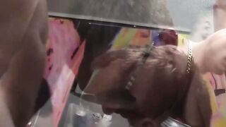 Snapbacked dude gets rock hard and penetrates a horny twink