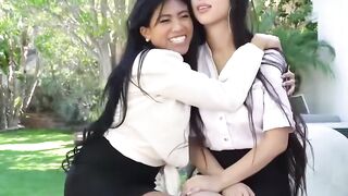 freaky bitches Jade Kush  Ember Snow got rammed by geeks after succesful deal