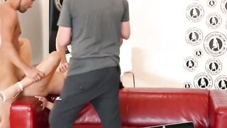 VIP SEX VAULT - Slutty Dark Haired Celeb Jasmine Jae Loving FFM Raunchy Fucking At Audition