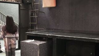 good hispanic wants to dance and fucked on the stage