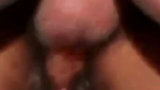 Young ebony pussy pounded doggystyle before reverse cowgirl