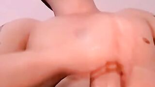 JoeSchmoeXXX.com - Hot hunk Gage Winchester strokes his massive slippery dick