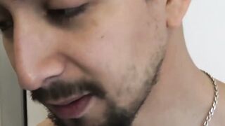 I invited my hunk friend to destroy the sore ass of young stud Diego Silvero