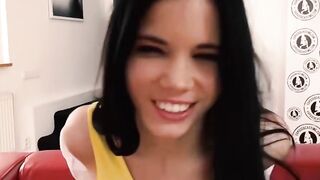 VIP SEX VAULT - Hot Dark Haired Star Lovenia Lux Has Her Russian Vagina Rough Fuck After Casting