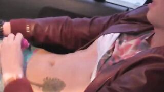 BoyDesire.com - Horny twink's car masturbation and hard cock tease