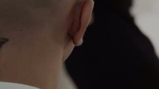Pretty dark hair ride a huge penis to an extreme orgasm