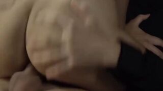Paula Shy is not so shy about dominating her long penis BF