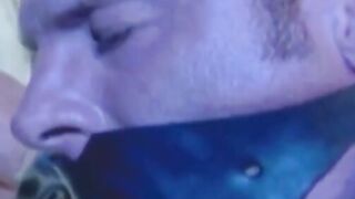 MuscleJockBound.com - Hunk with bound blue balls endures intense and erotic BDSM domi