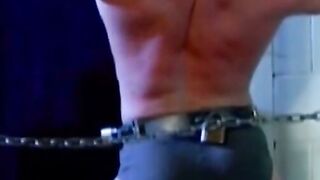 MuscleJockBound.com - Hunk with bound blue balls endures intense and erotic BDSM domi