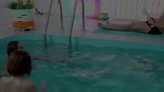 LETSDOEIT - European Chicks Anny Swix And Naomi Bennet Enjoy Pool Sex With Long Penis