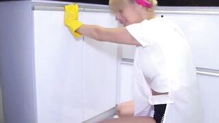 colombian maid Karla Rivera fucks her boss after work