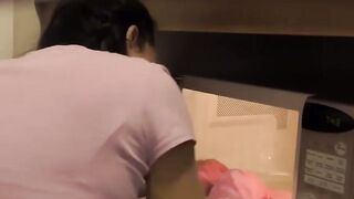 nasty maid Matilde Ramos gets excited to bang her clients rough penis after work