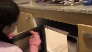 nasty maid Matilde Ramos gets excited to bang her clients rough penis after work
