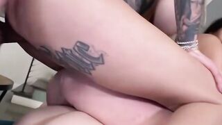 fat butt babes Valentina Nappi Karma Rx and Athena Faris plowed their huge cock boss
