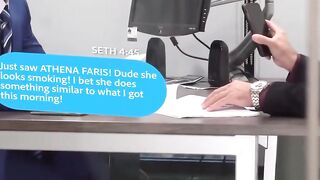american babes Bella Rose and Athena Faris plowed by their fat penis boss