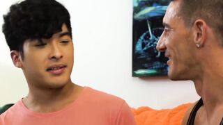 DILF Jax Thirio fucks twink Matteo Gomez tight ass deep and hard