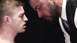 Horny stud Dolf Dietrich sucks cock in a passionate dildo fucking with twink Tom Bent