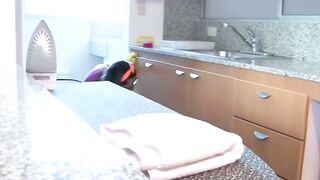 thick maid Francis Restrepo offer unique service to landlord