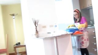 thick maid Francis Restrepo offer unique service to landlord