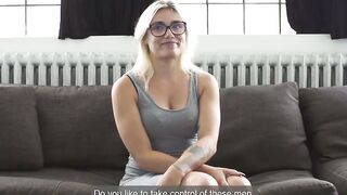 CASTINGFRANCAIS - Huge Butt Blonde Tries Fucking On Camera And Loves It - AMATEUREURO