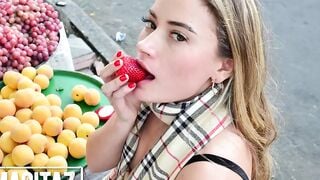 local women Anastasia Rey picked up from work and drilled rough