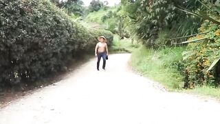 Hispanic uses her long booty to earn a creampie and a place to sleep