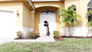 TeenEbonyPorn.com - Black teen Kendall Woods gets wild with Riley King