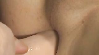 Kinky tattooed teen Tristan Vega moans while masturbating