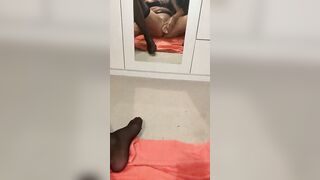 Skank-Cougar using sex toy