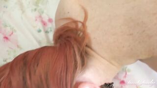 AuntJudys - Big Tit 43yo red haired "Auntie Velvet" blows your penis (Virtual pov)