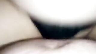 Cougar underwear swallowing my Long cock