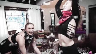 Angry married lesbians trashing the house they could not buy