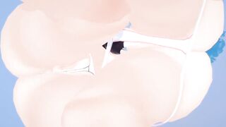 Dragon Ball - Maron and Videl dyke adventure and Maron solo masturbation