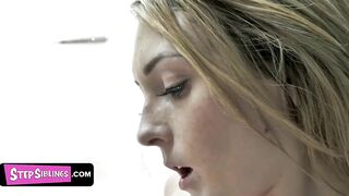 Stepfather Teaches His Teens Stepdaughters How To Handle Nuts
