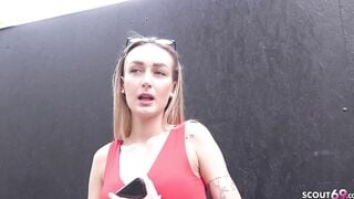 GERMAN SCOUT - PETITE FIT 18 ELENA LUX I PICKUP AND RAW SCREWED I REAL STREET CASTING SEX