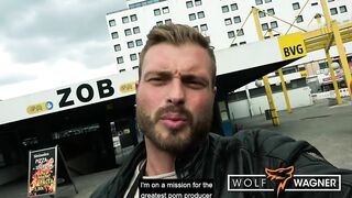 TRAIN STATION FELLATIO! I meeting this Goth mom and I POUNDED HER FAKE BOOBS: SIDNEY DARK! WolfWagner.Com