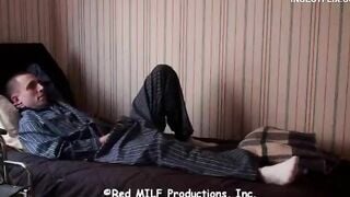 son jumps on Beauty MILF stacie starr