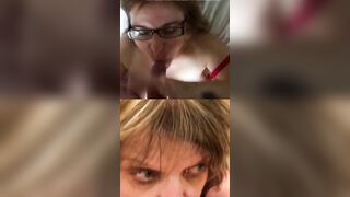 Absolutely love the way these two wives suck dick